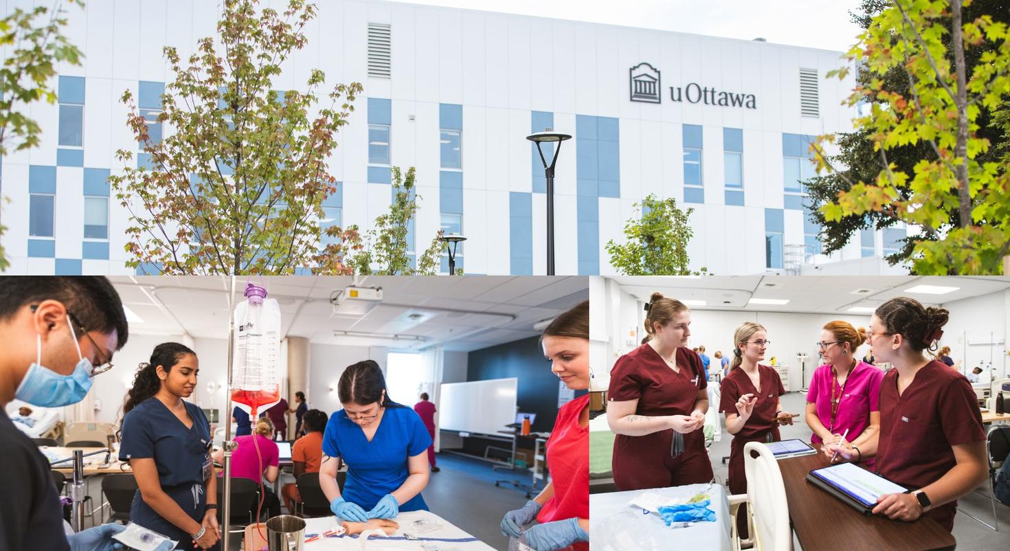 Étudiants qui travaillent au pavillon Lees