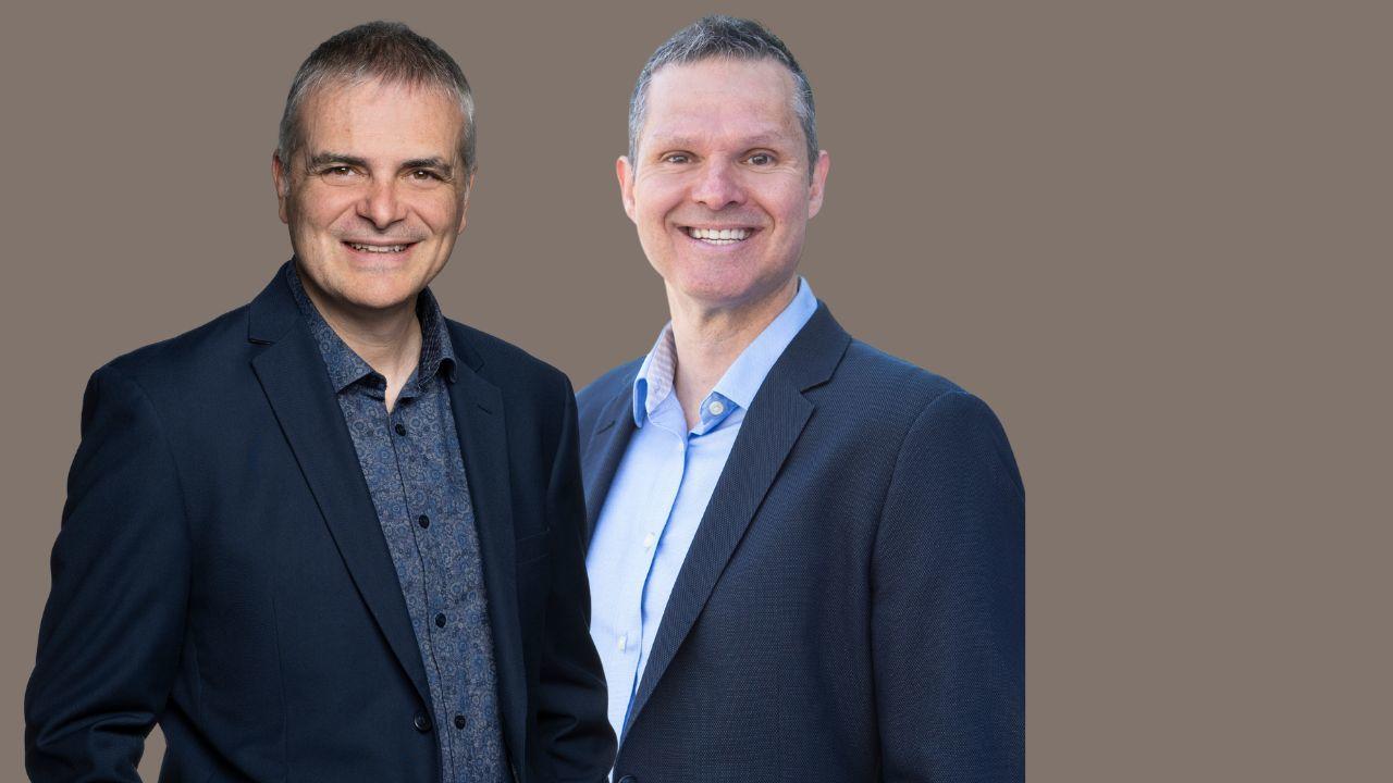 Martin Bernier DPI & Daniel Trottier Co-DPI sur un fond gris