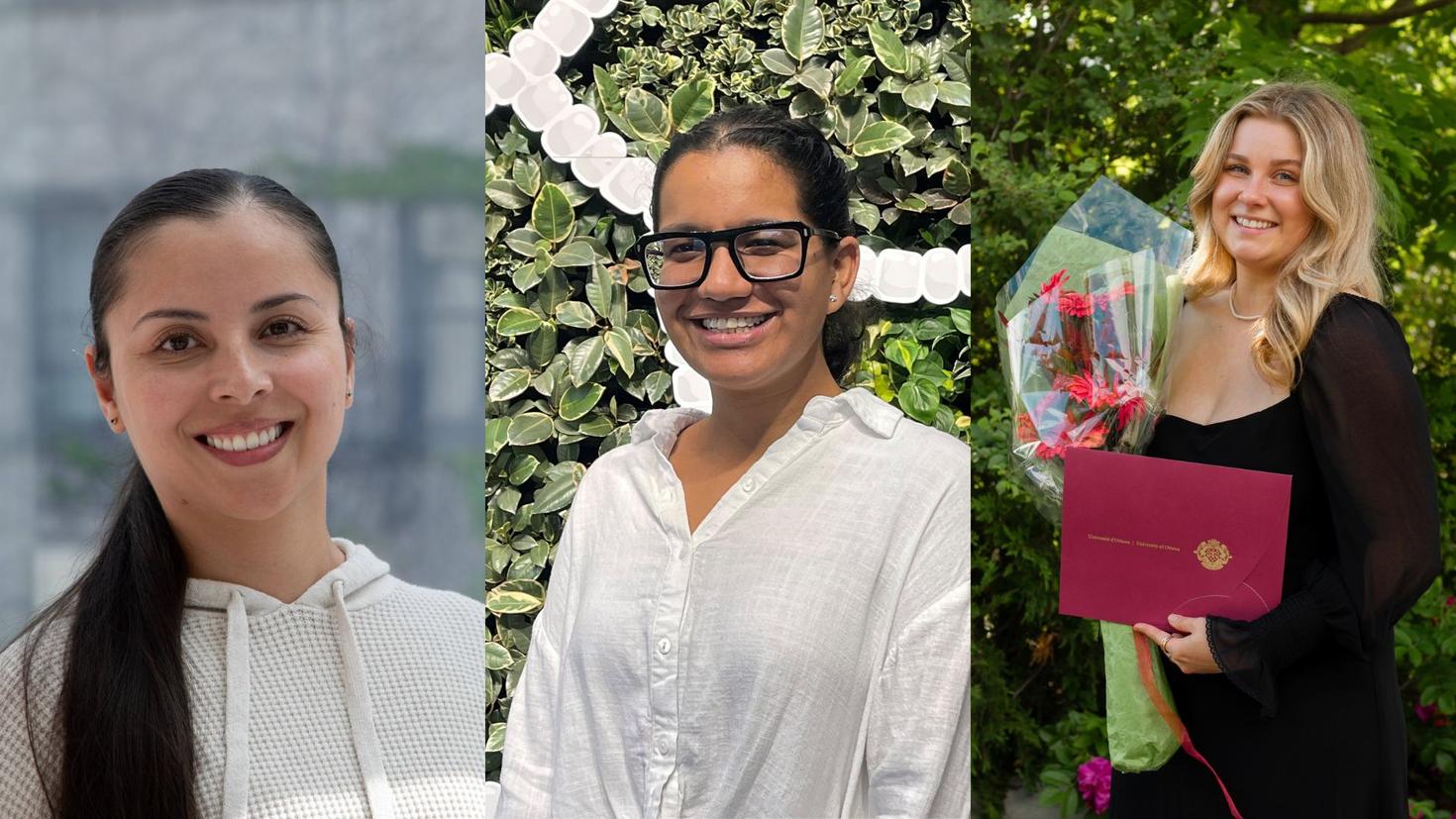 Cindy Paola Peña Ramirez, Yukti Sharma, Shayna Douglas