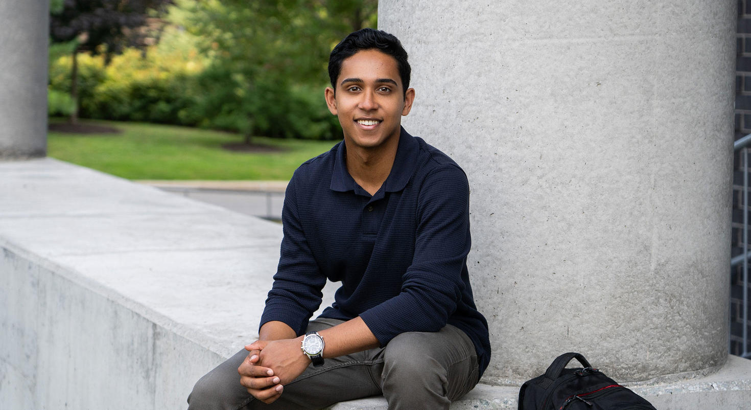 Kevin Joseph, Boursier Schulich Leader 2024, étudiant au baccalauréat en sciences biomédicales.
