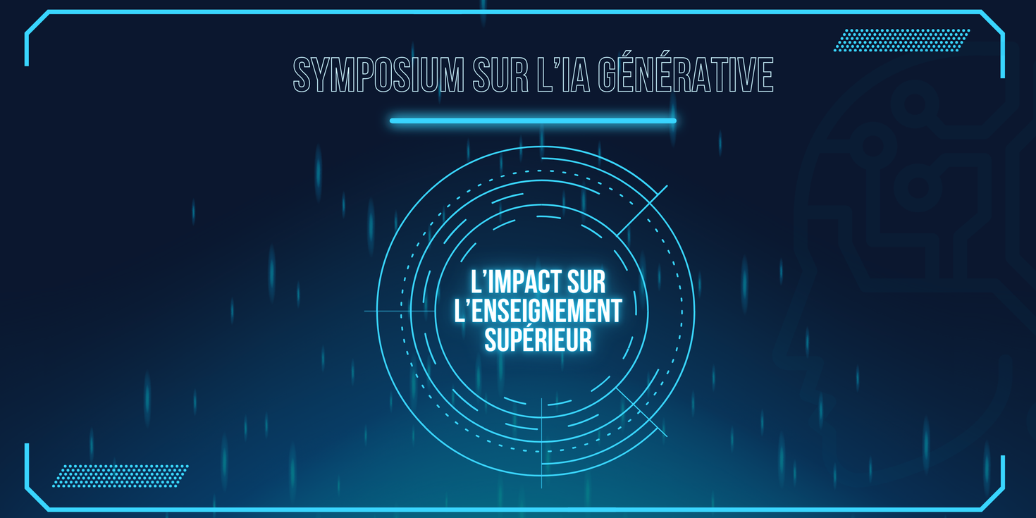 Identité visuelle du symposium sur l'IA 