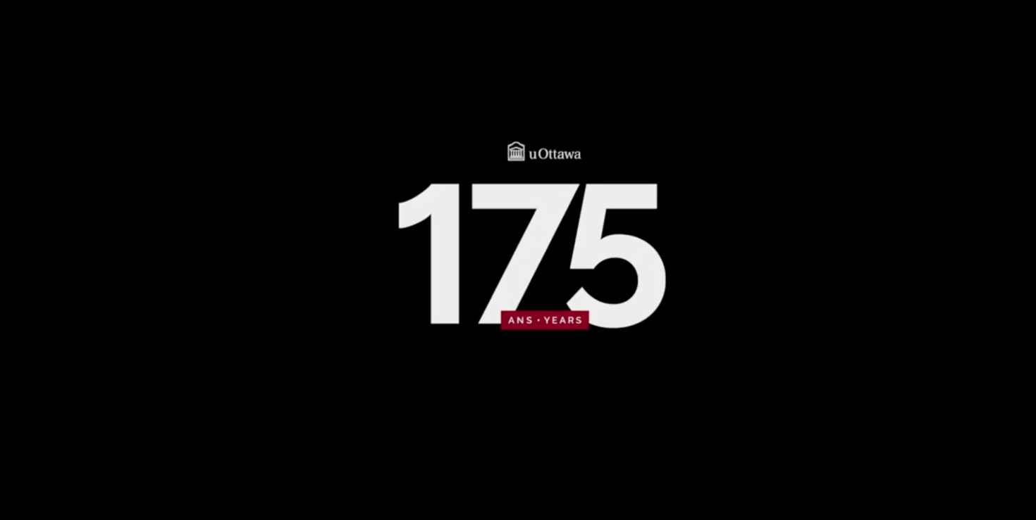 Logo 175 ans de l'Université d'Ottawa
