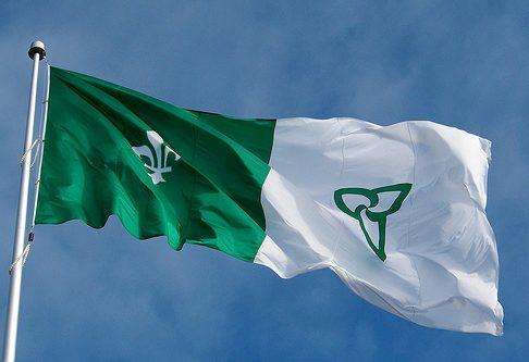 Drapeau franco-ontarien