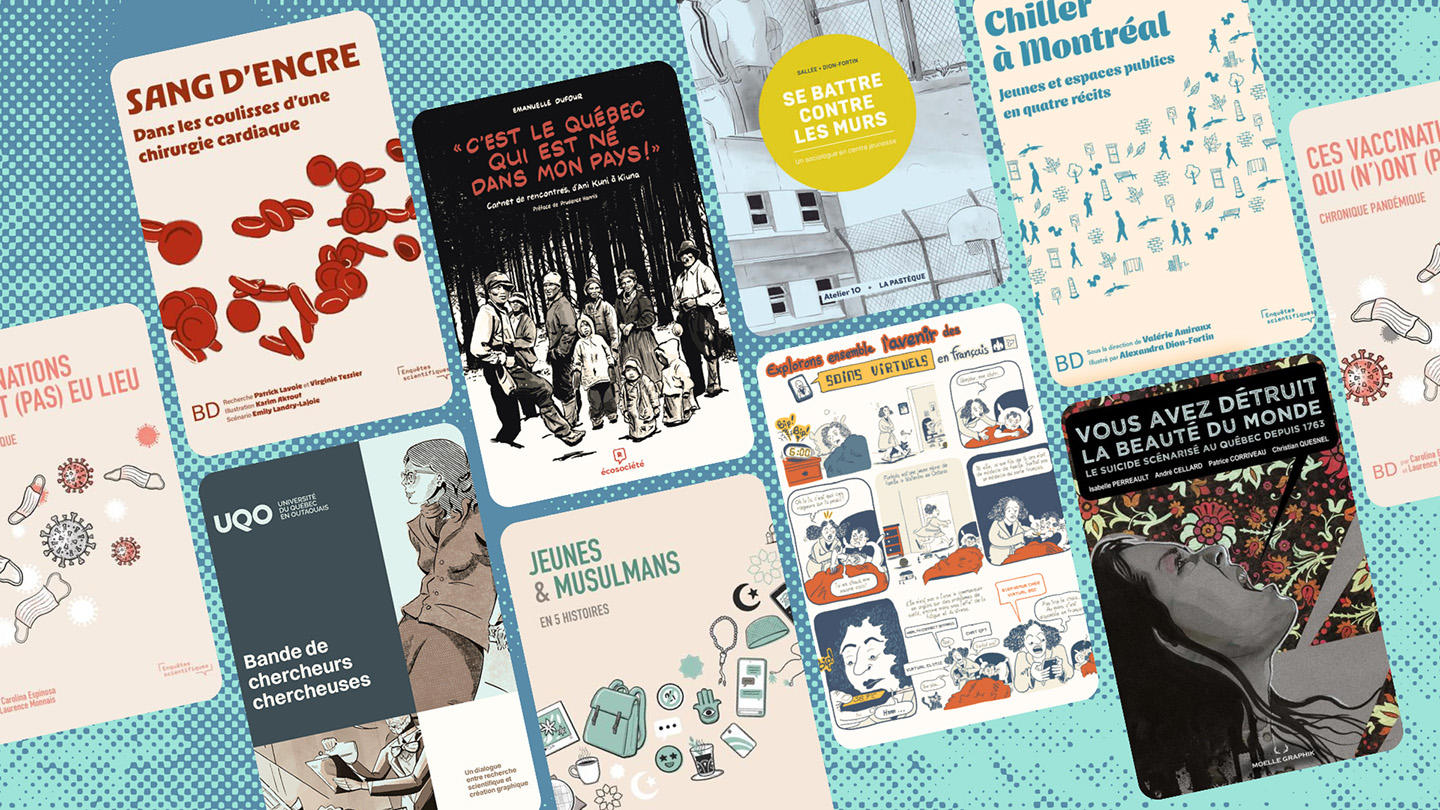 Couverture de livres de bandes dessinés.
