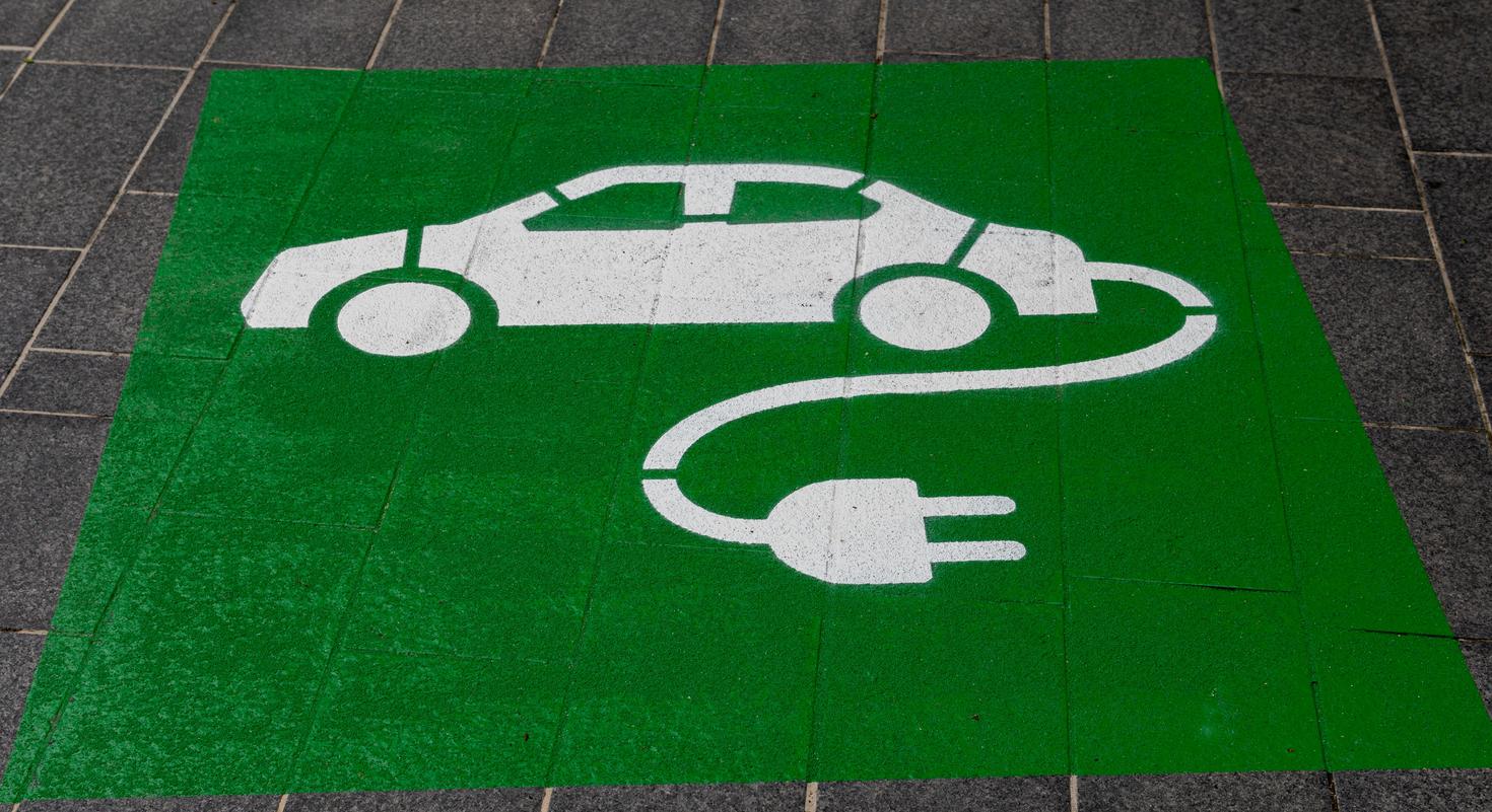 Stationnement pour une voiture électrique