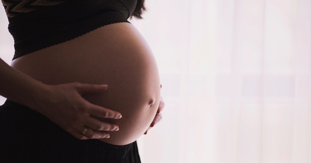 Une femme enceinte