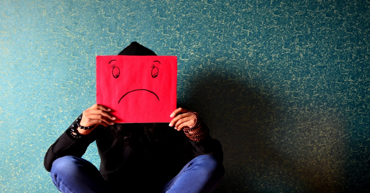 Une personne triste