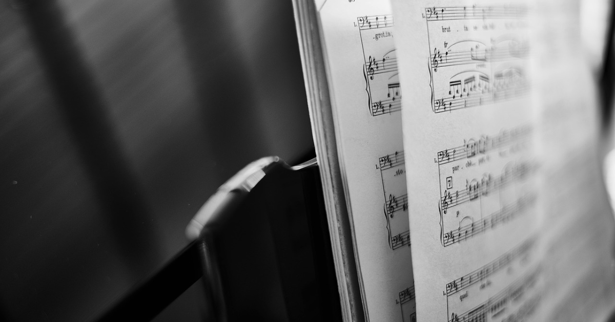 Un cahier de musique