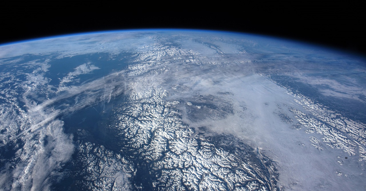 A part of the Earth seen from space