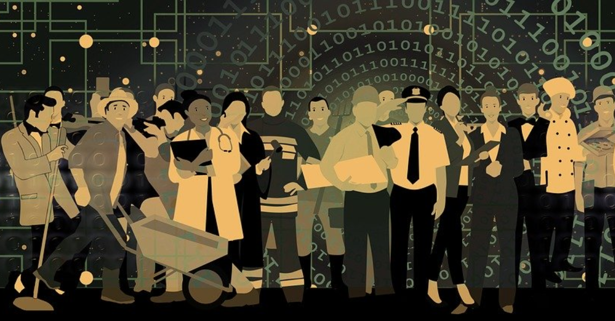 Des personnes qui représentent différents métiers