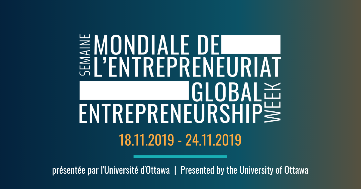 Logo de la Semaine mondiale de l’entrepreneuriat.