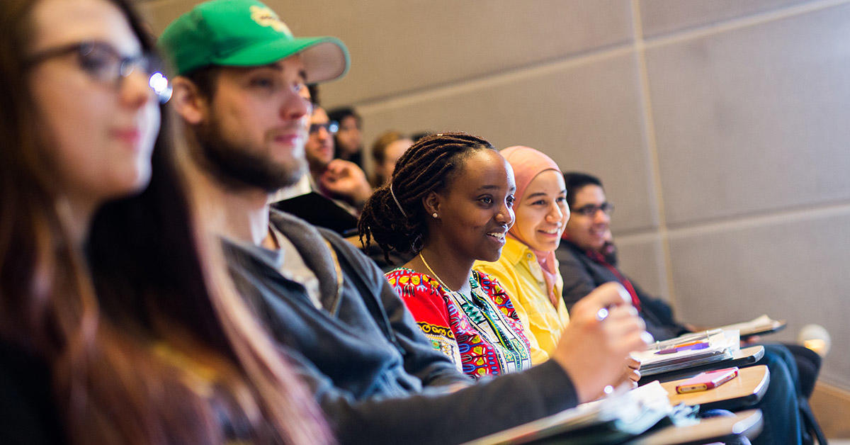 Students in a classroom