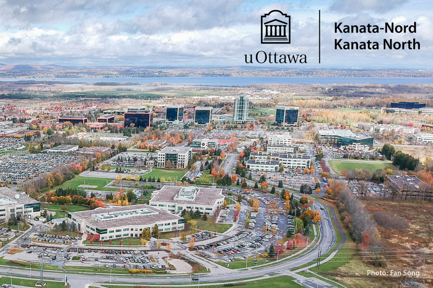 Kanata North campus in the fall