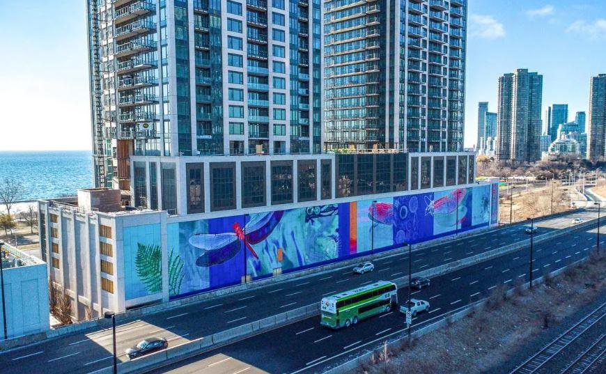 Motion in Air (Ma) by Jennifer Macklem installed