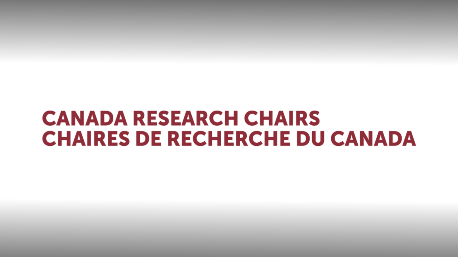 Canada Research Chair Logo