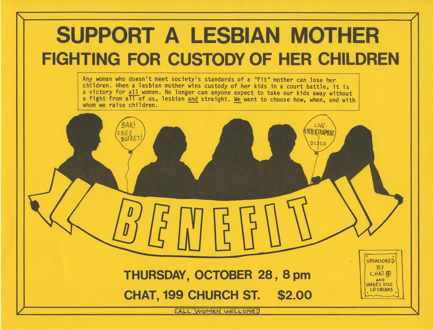 Pamphlet. Wages du Lesbian Fonds, 10-027. © Archives and Special Collection