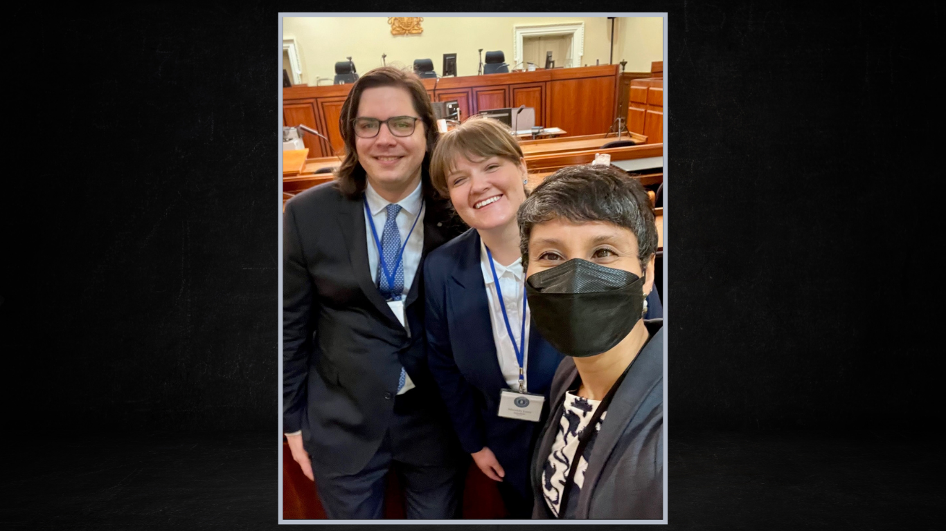 uOttawa team for the Walsh Family Law Moot Competition