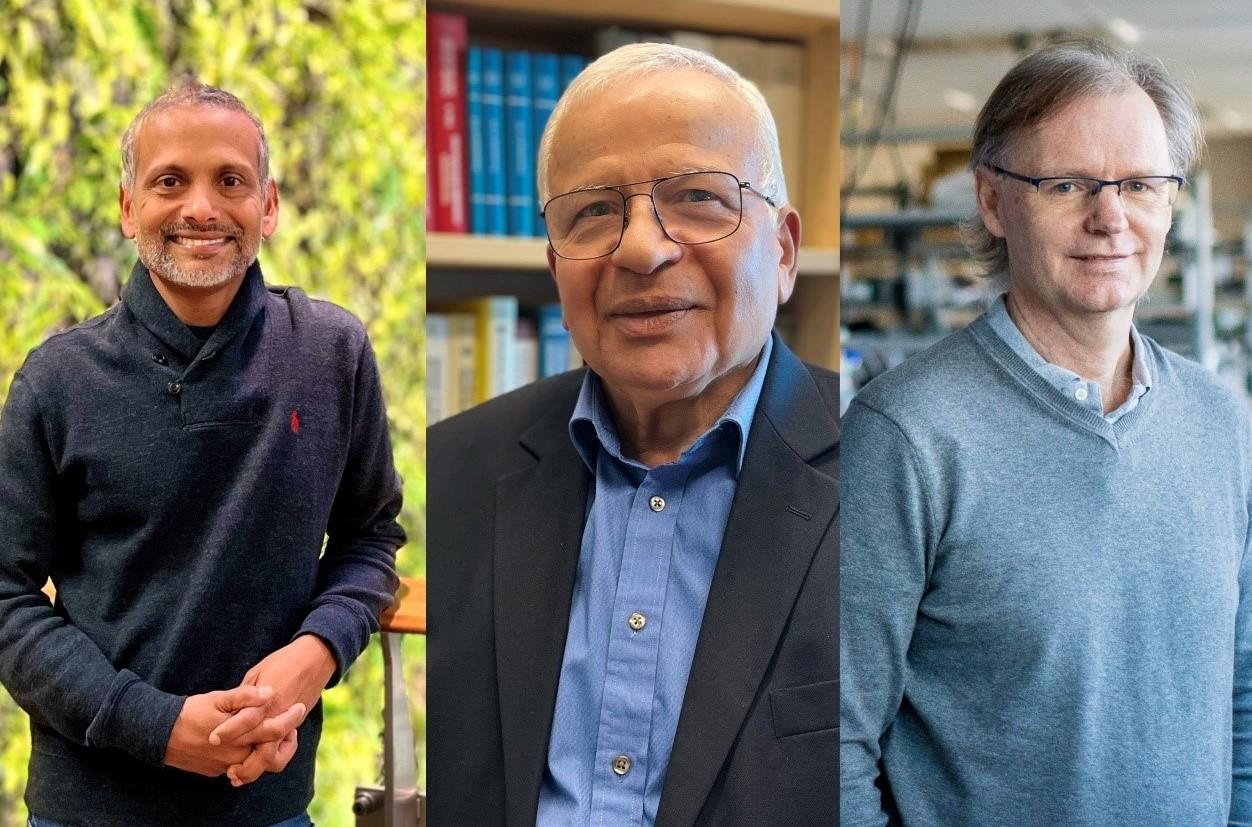 Muralee Murugeru, Abdelhamid Sayari and Mike OrganProfessors in the uOttawa Department of Chemistry and Biomolecular Sciences have received many of these awards over the years, with 2022 being particularly successful!