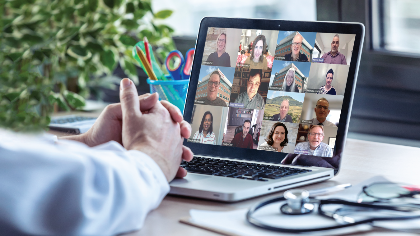 Image of a meeting with the faculty's executive leaders