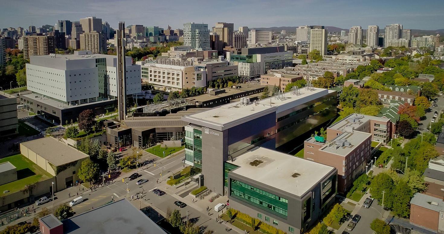 Vue du campus par drone