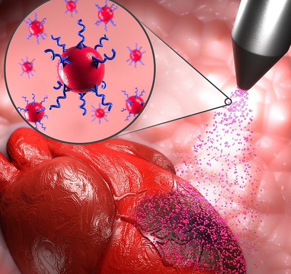 Heart spray from research