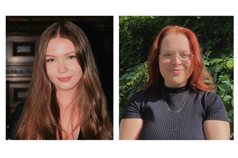 Ann Potter Haughton and Marianne Leduc, Chuck Talbot scholarship winners