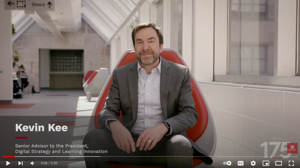 Video still of Kevin Kee