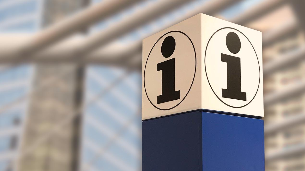 A big I for Information