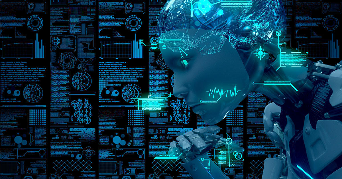 Black blue modern ai 