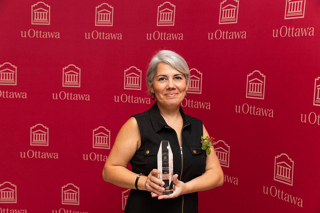 Dr. Sibel Aydin avec son prix