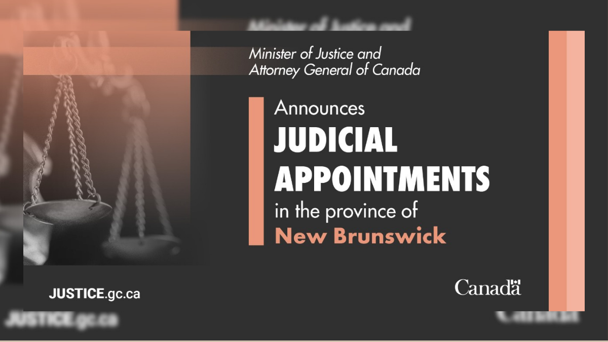 Poster from office of Attorney General announcing a Judicial Appointment