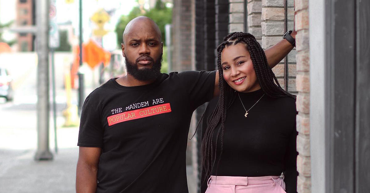 Authors Tiyahna Ridley-Padmore and Merryl-Royce Ndema stand side by side