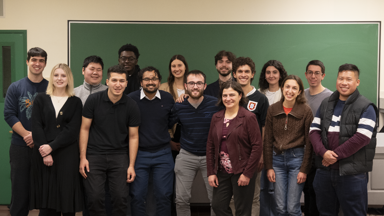 Members of the University of Ottawa’s 2023 Governor’s Challenge Team with Professor Lilia Karnizova