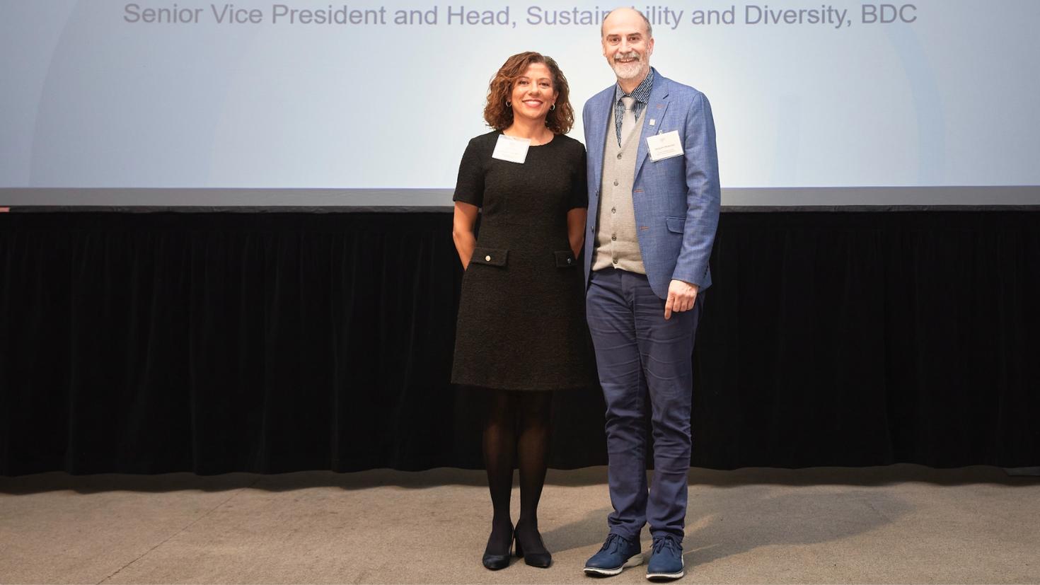 Sandra Odendahl and Dean Jacques Beauvais