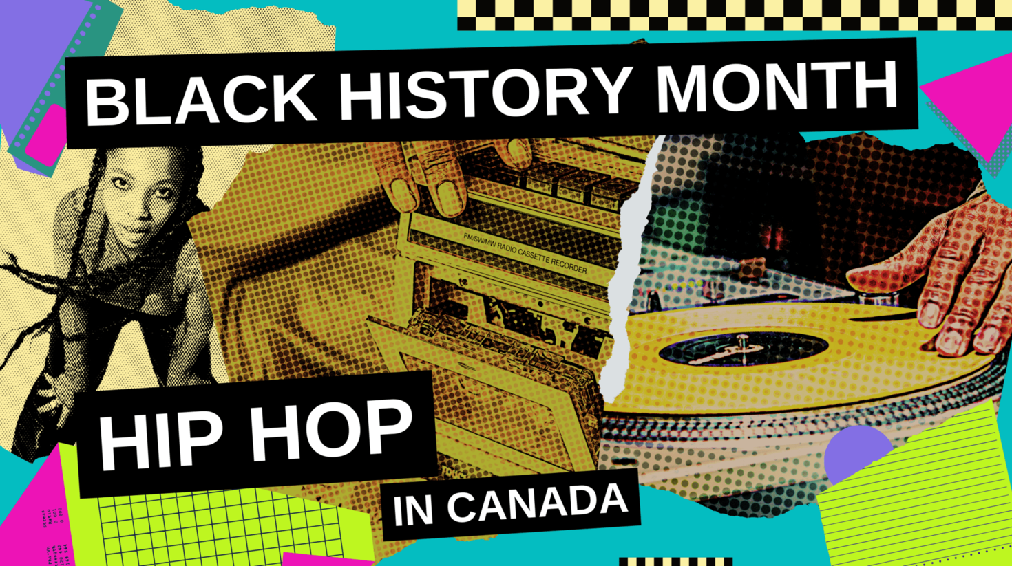 Turntable and a Hip Hop singer 