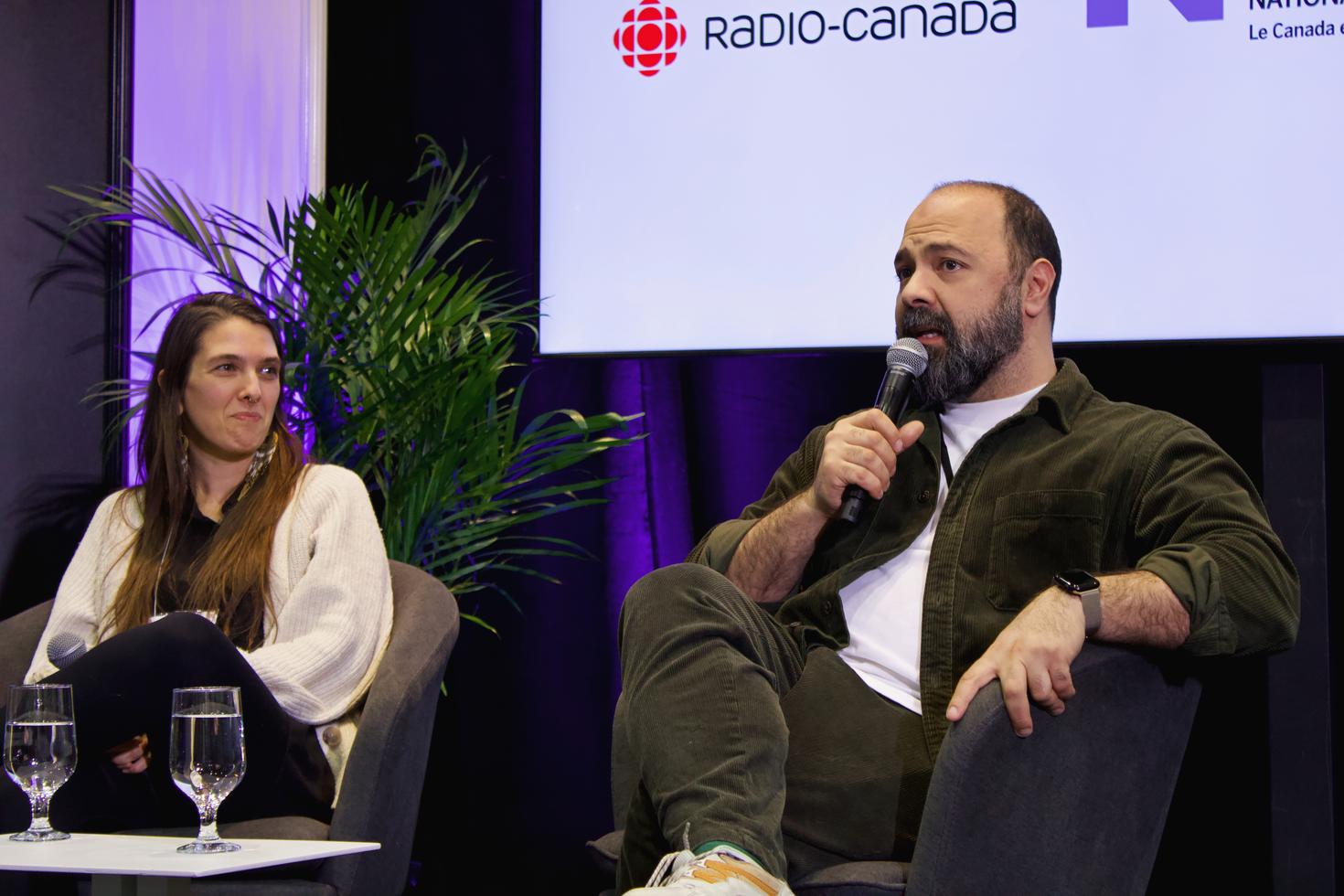 Portrait de Soleil Launière et Mani Soleymanlou