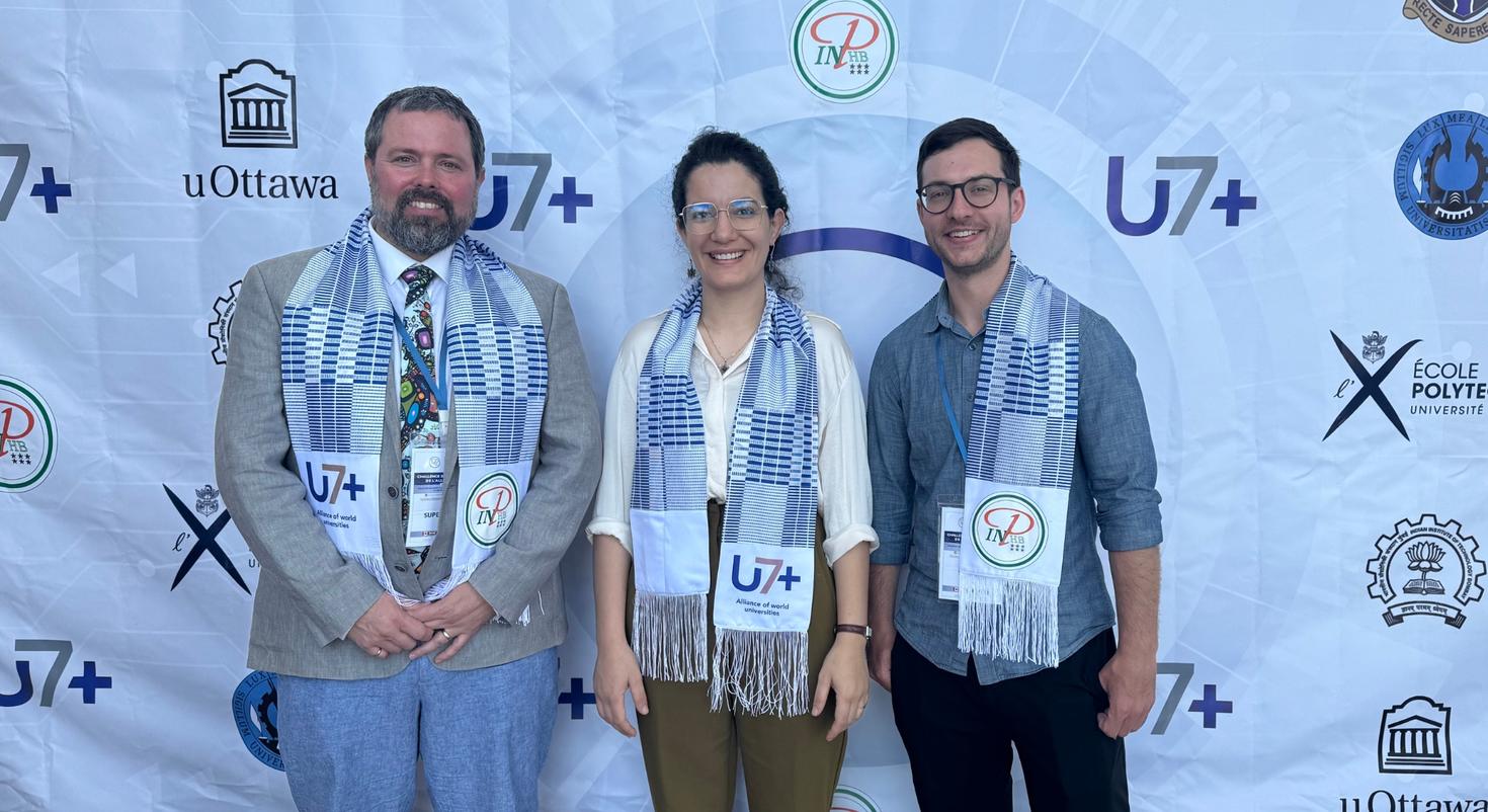  from left to right: David Bruce, Katia Krazem, Demsey kirkwood