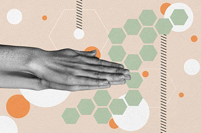 Two hands held together