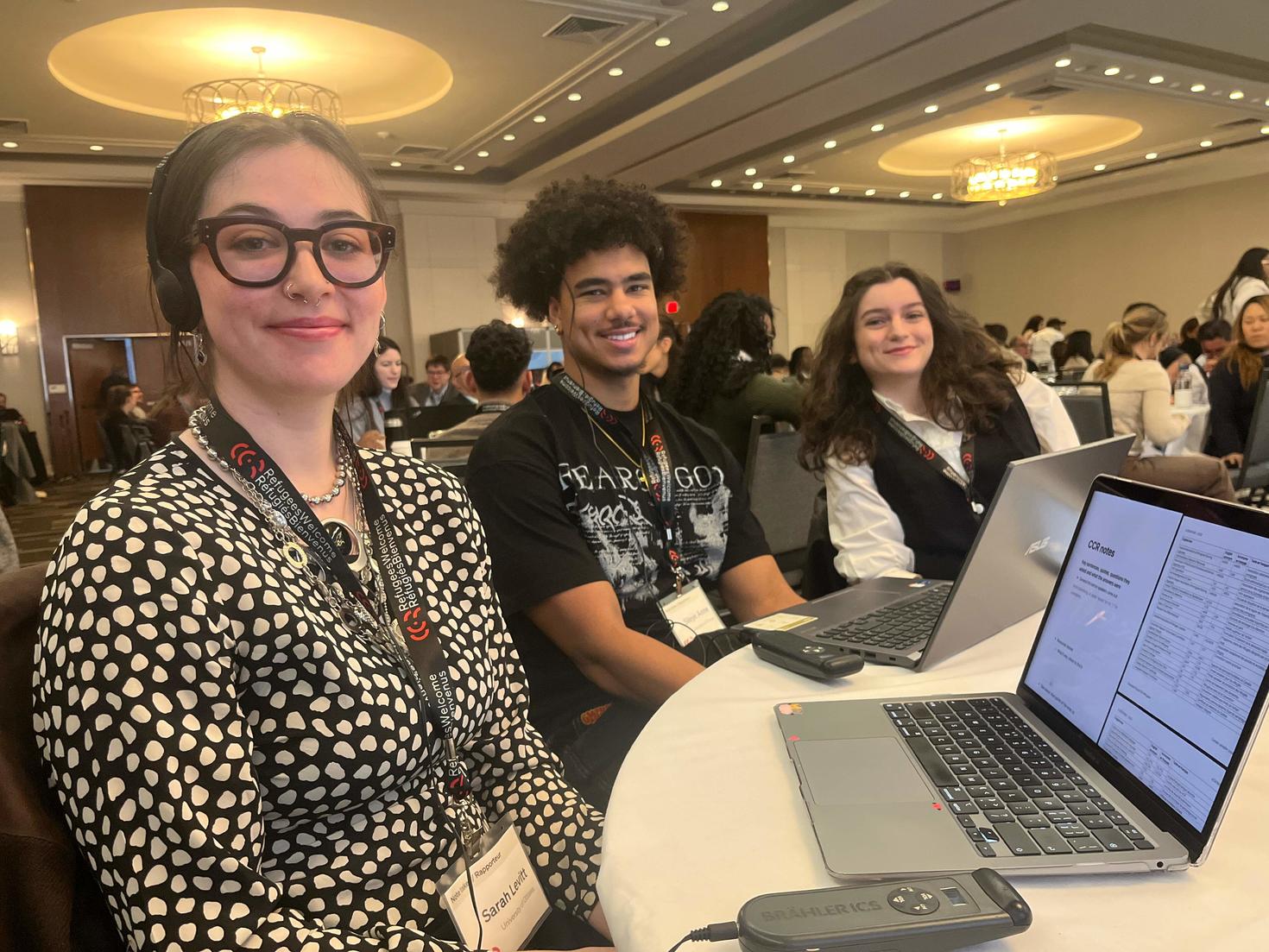 Sarah Levitt, Sileye Anne and Nur Egedemir