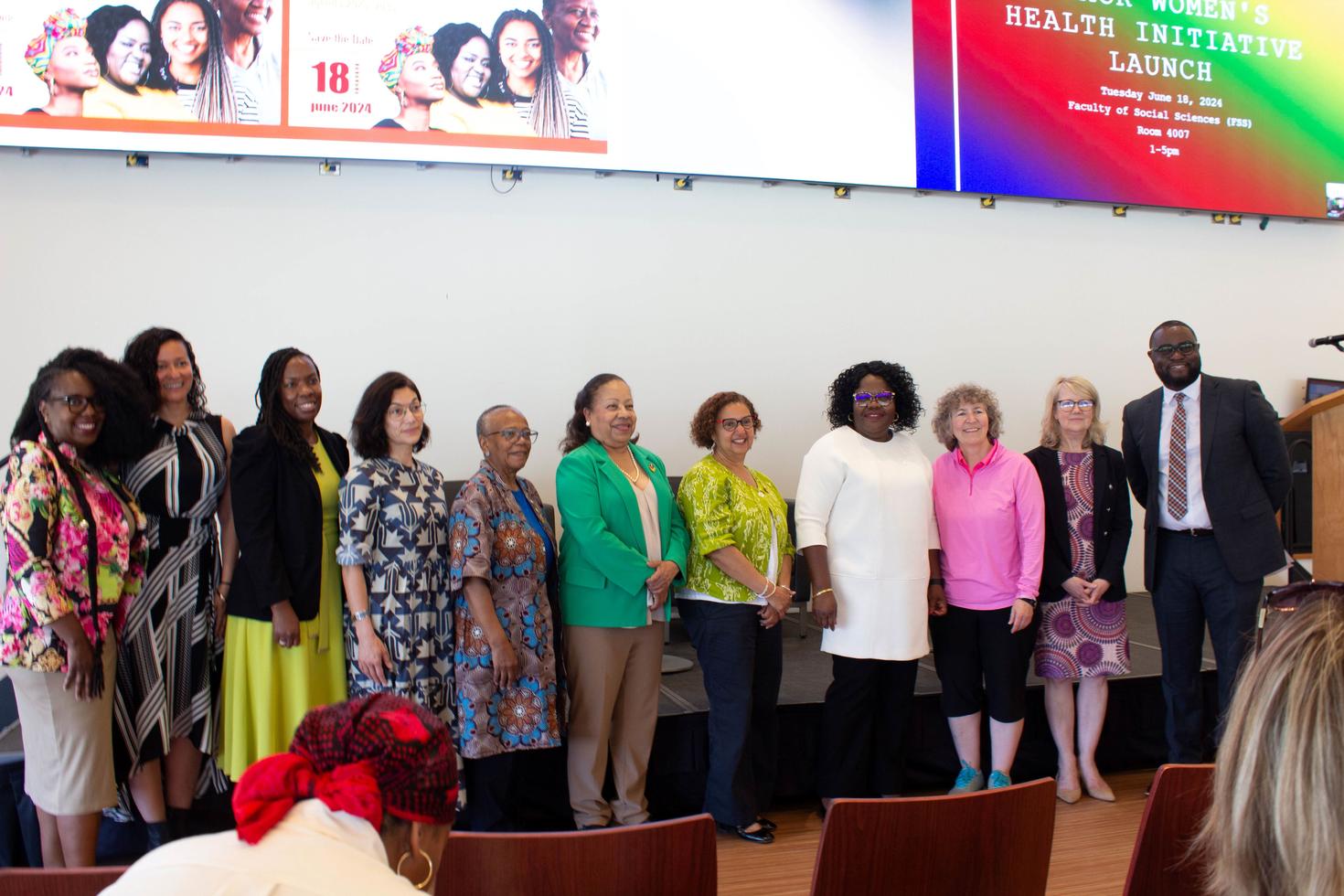 Group photo at launch of the Black Women's Health Intitiative