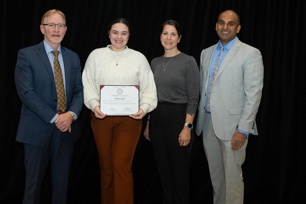 Excellence in Leadership in Anglophone Teaching award winner with leaders