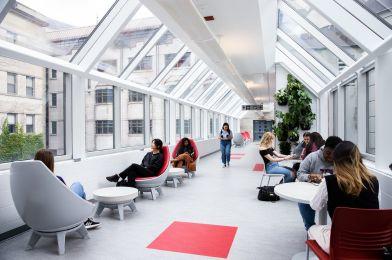 Students in Hamelin Hall