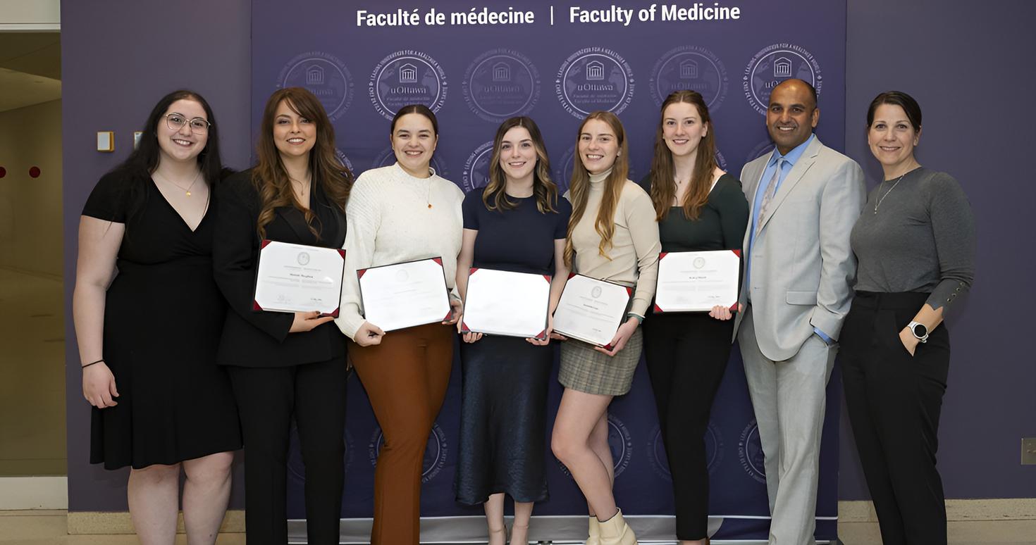 Faculty of Medicine Awards in Education winners at Ceremony with Leaders