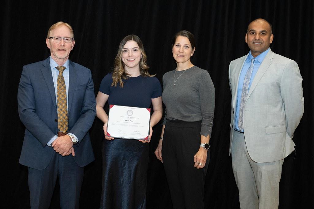 Faculty Award for Leadership in Graduate Studies winner with Leaders