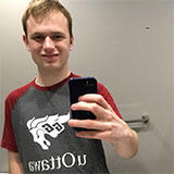 Selfie of colton100000 in front of a bathroom mirror