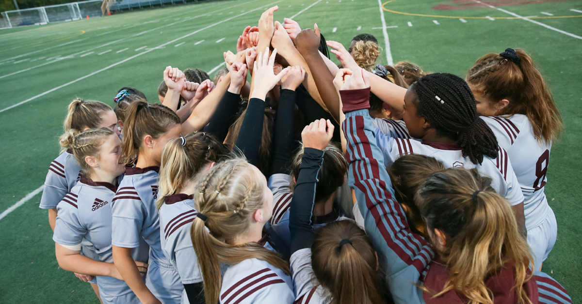 Caucus d'encouragement de l'équipe féminine de rugby