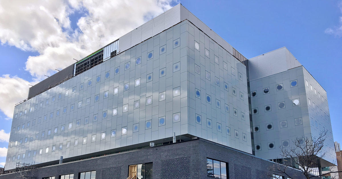 The new STEM building.